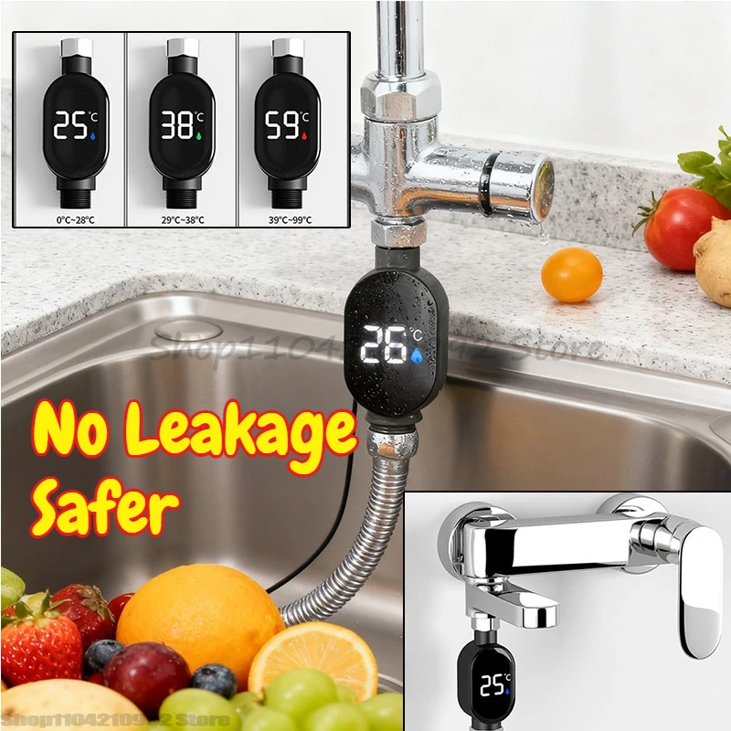 Home Automation Industry - Schwarz Badezimmer Led-anzeige Hause Wasser Dusche