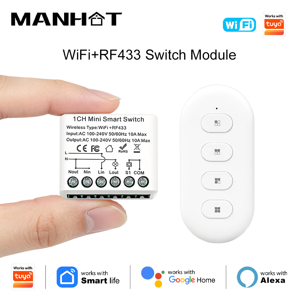 433Mhz Receiver Module - WLAN RF Kabelloser Intelligenter Lichtschalter 433MHz