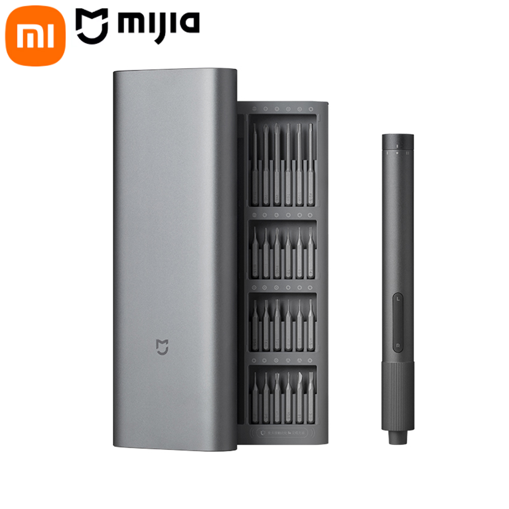 Home Automation Diy Kit - Xiaomi Mijia Elektrisches Präzisions-Schraubendreher-Set mit Magnetfuß,
