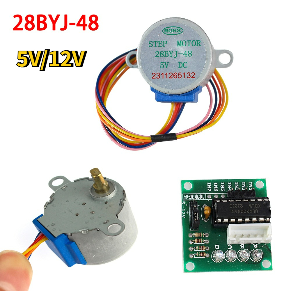 Home Automation Arduino - 28BYJ-48 Schrittmotor-Kit 5V/12V 4-Phasen 5-Draht Schrittmotor