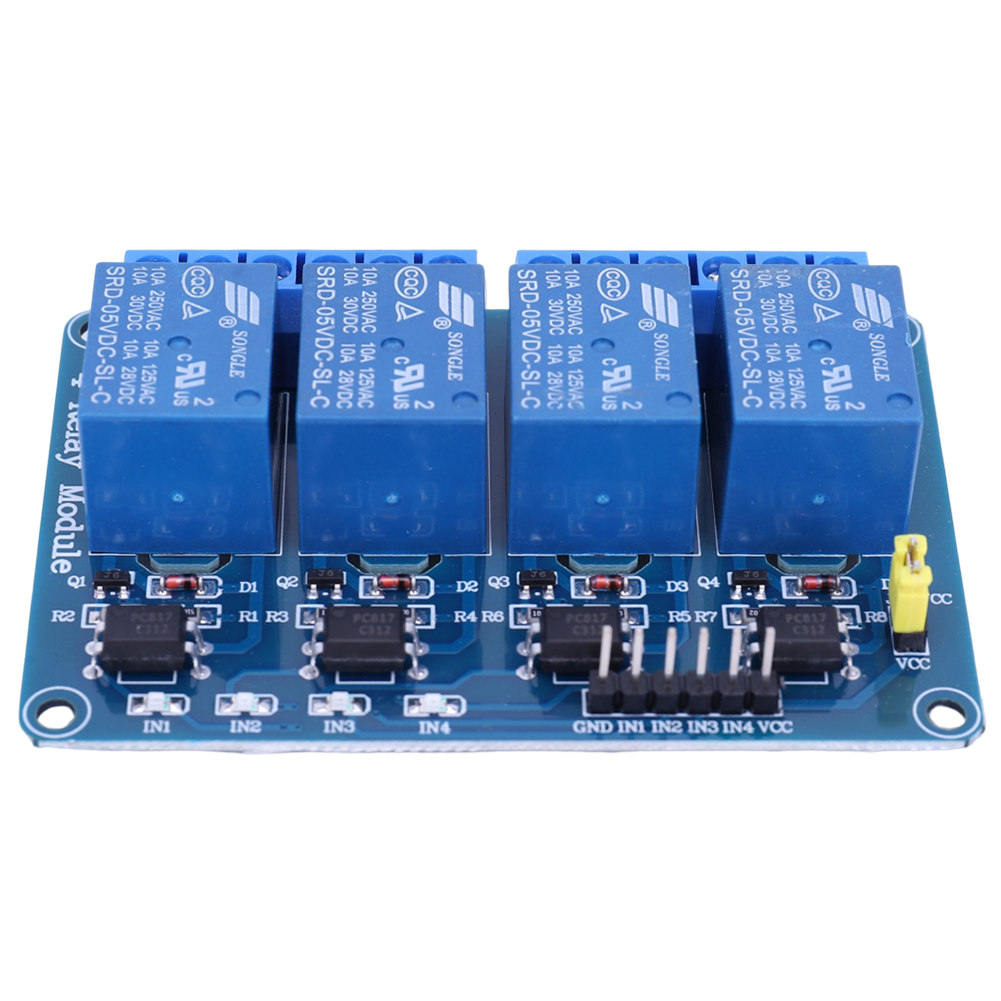 5V 12V 4-Kanal-Relaisplatine m – Home Automation Arduino Bewertung und Preis