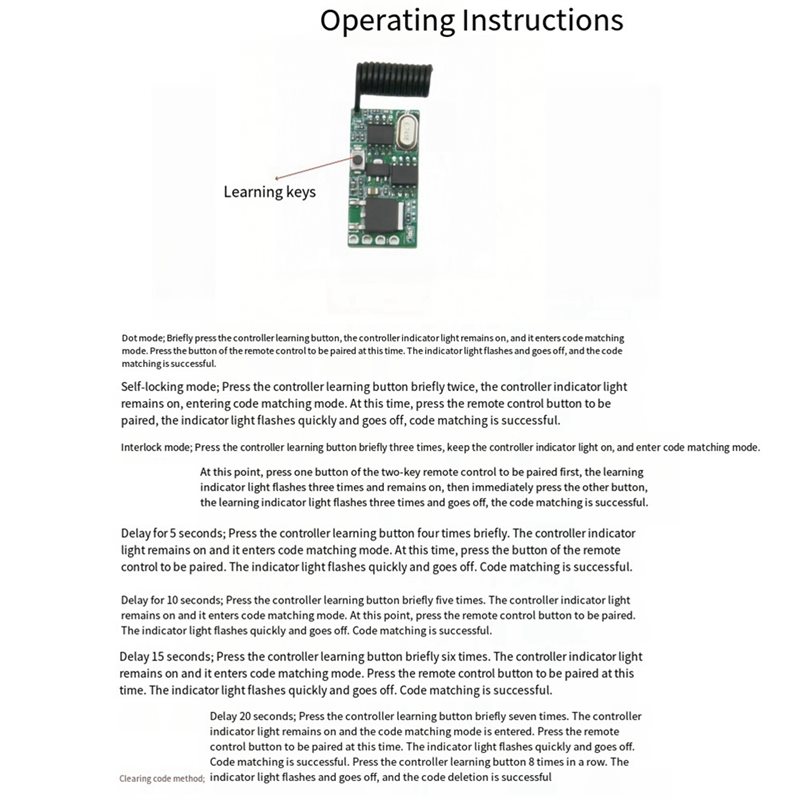 B04B-Für RF-Schalter-Controlle – 433Mhz Receiver Module Bewertung und Preis