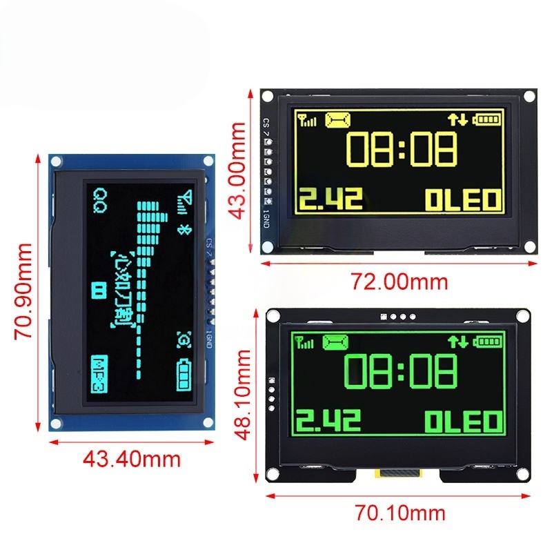 2,4 Zoll 128x64 OLED LCD Displ – Home Automation Arduino Bewertung und Preis