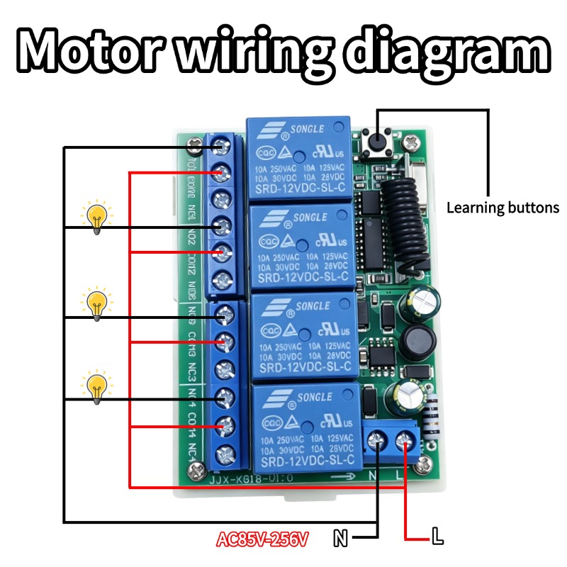 433 MHz AC 110V 220V 4-Kanal R – 433Mhz Receiver Module Bewertung und Preis
