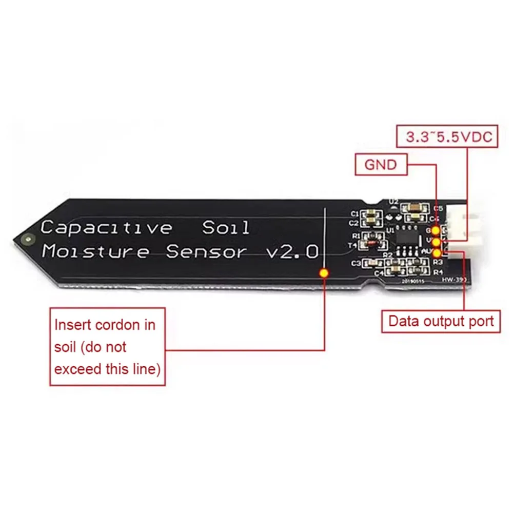 5/10PCS Kapazitives Bodenfeuch – Home Automation Arduino Bewertung und Preis