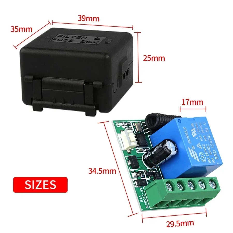 DC 12V Fernbedienung Smart Swi – 433Mhz Receiver Module Bewertung und Preis