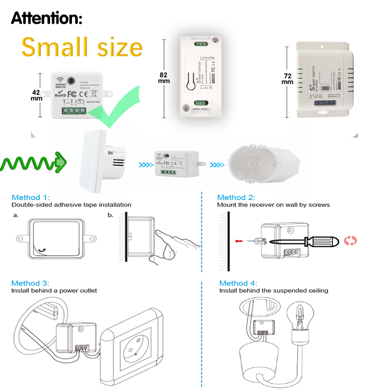 WIFI Mini schalter Tuya Smart  – Home Automation Diy Bewertung und Preis