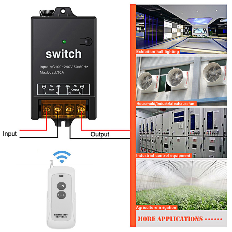 AC110V 220V 240V 30A Relais-Fe – Home Automation Industry Bewertung und Preis