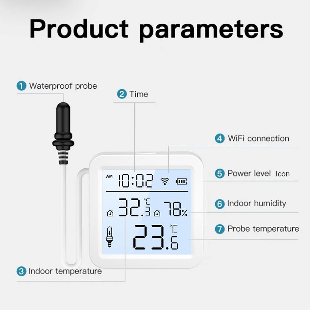 WLAN-Feuchtigkeits- und Temper – Temperature Humidity Sensor Bewertung und Preis